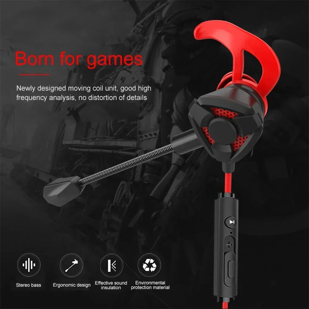 Esports Gaming Earbuds - Headset Gamer Kopfhörer Kabel Kopfhörer Gaming