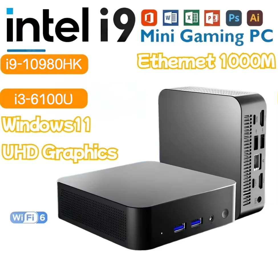 Esports Gaming Sleeve - NEUER MINI-PC Computer Intel Core i9