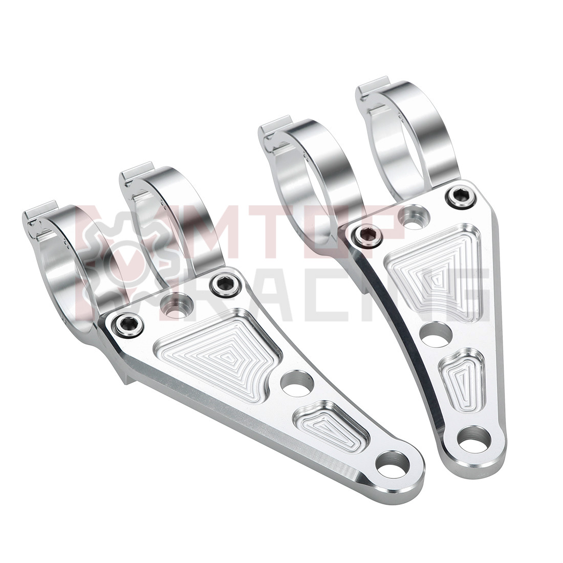 Rebell Esports & Gaming Forum Wordpress Theme - Motorrad CNC Scheinwerfer Halterung Gabel Silber