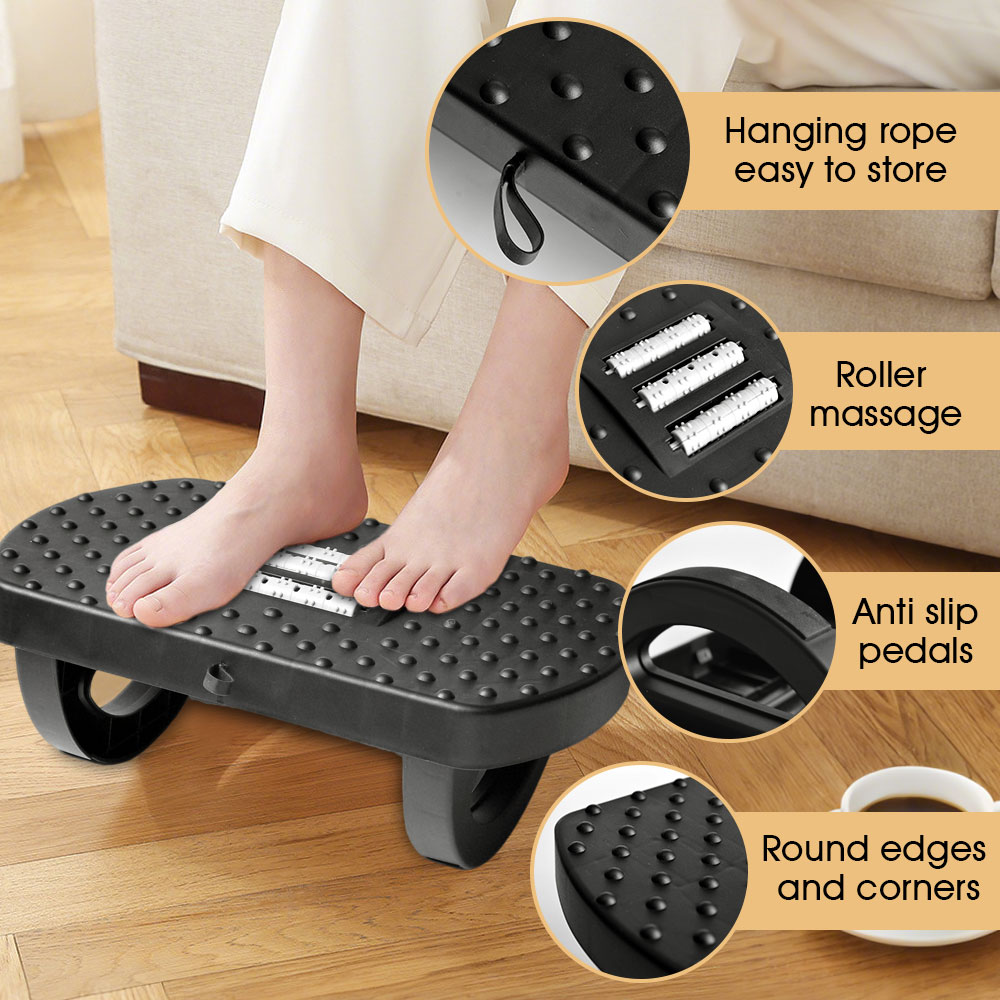 Footrest Under Desk - Tragbarer Home-Office-Fußhocker, ergonomisch, unter dem Schreibtisch,