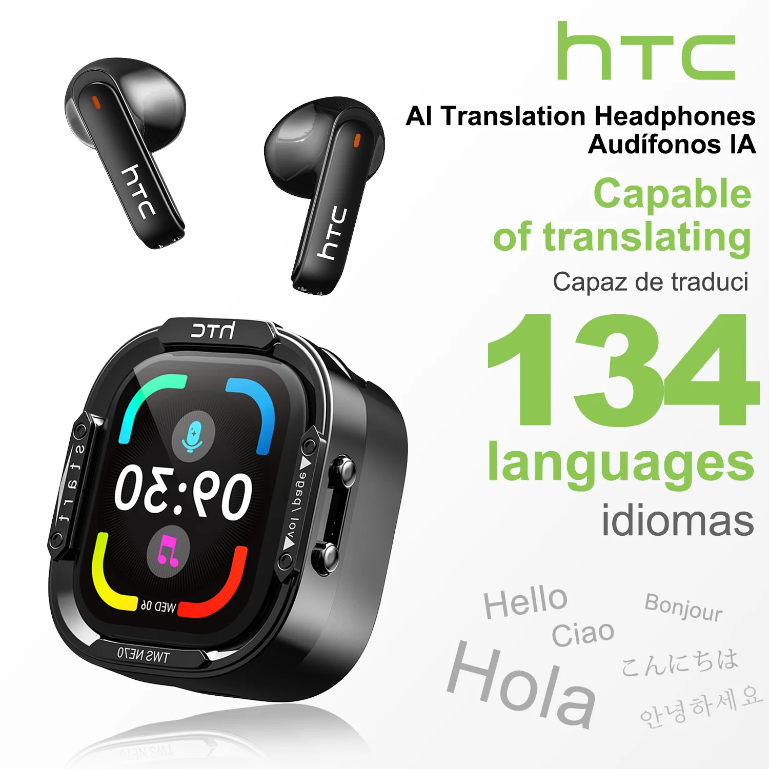 Esports Gaming Earbuds - HTC NE70 Bluetooth V6.0 Kopfhörer, intelligente