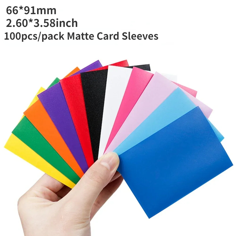 Esports Gaming Sleeve - 100PCS 66x91mm Matte Kartenhüllen Standardgröße TCG