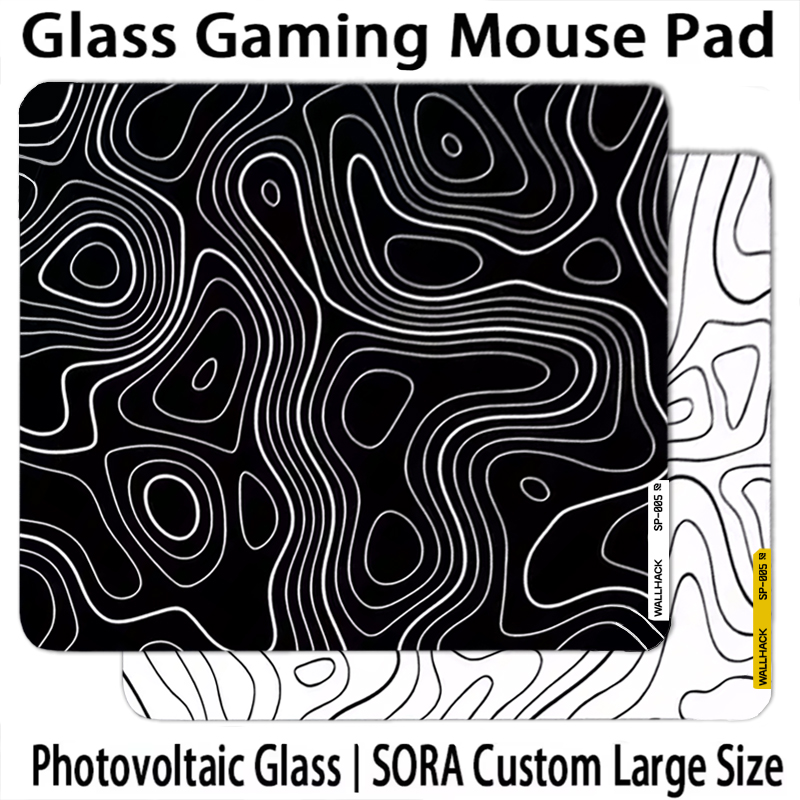 Esports Gaming Stocks - W-WALLHACK SP005 Fluid Glass Gaming-Mauspad YUME