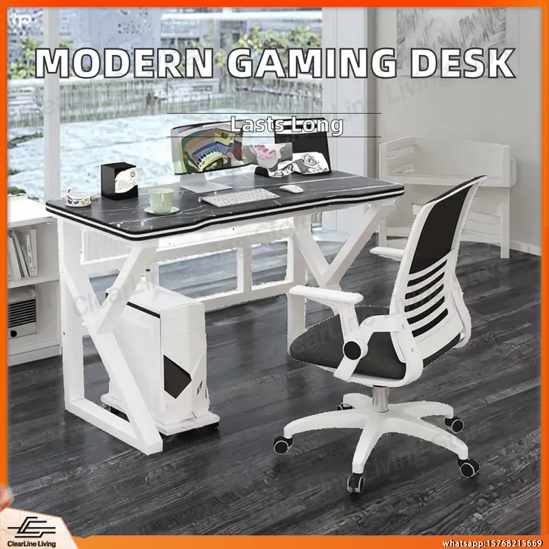 Esports And Gaming Management - Gaming-Schreibtisch RGB LED Beleuchteter Elektrisch Höhenverstellbarer