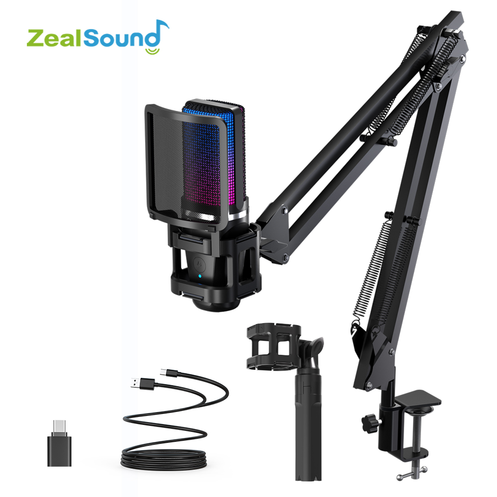 Zeal sound rgb aufnahme mikrof – Streaming Mic Condenser Bewertung und Preis