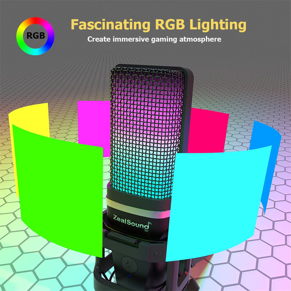 Zeal sound rgb aufnahme mikrof – Streaming Mic Condenser Bewertung und Preis