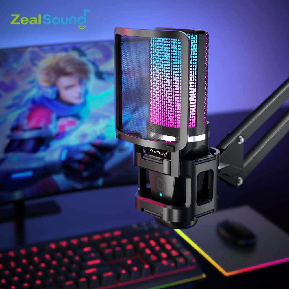 Zeal sound rgb aufnahme mikrof – Streaming Mic Condenser Bewertung und Preis
