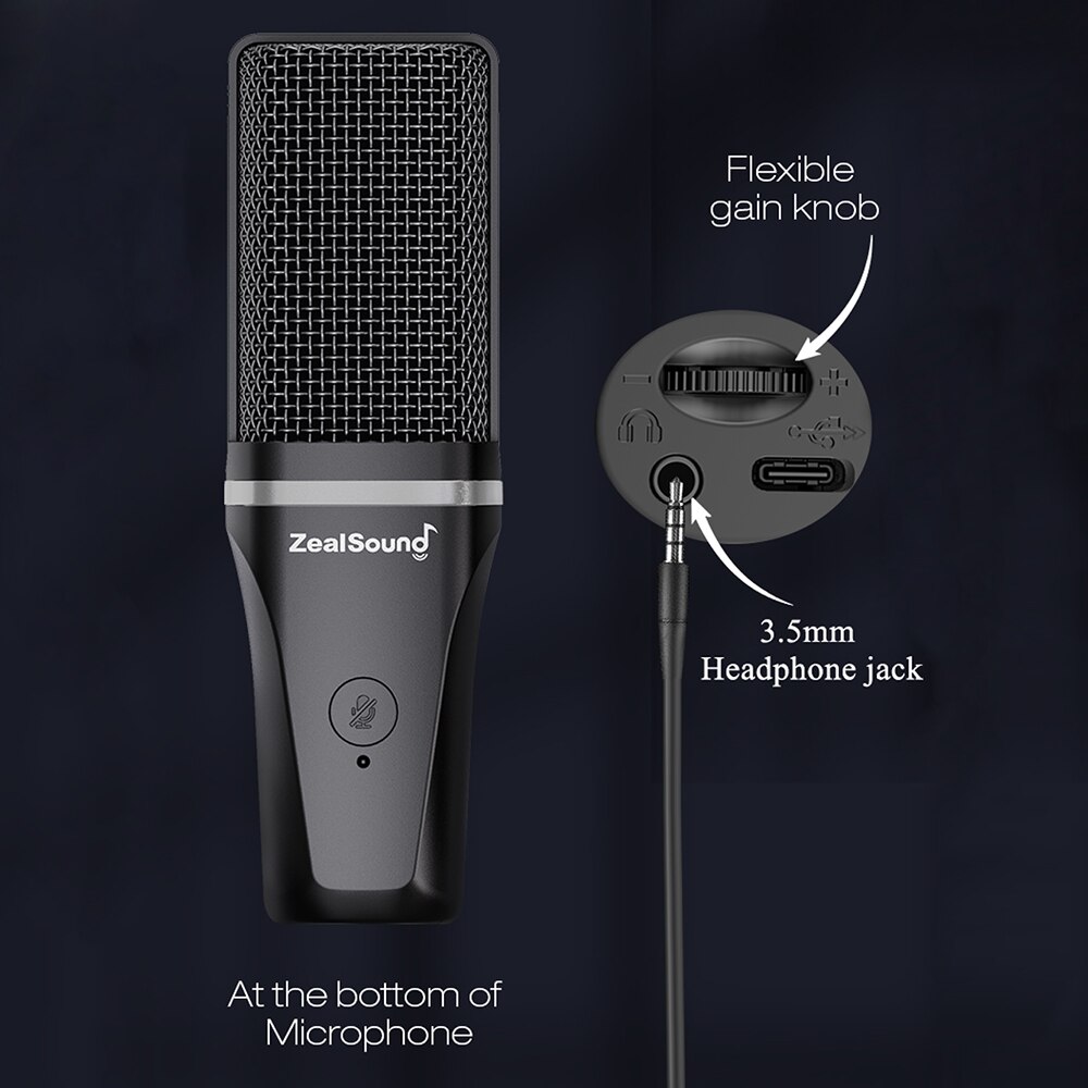 Zeal sound rgb aufnahme mikrof – Streaming Mic Condenser Bewertung und Preis