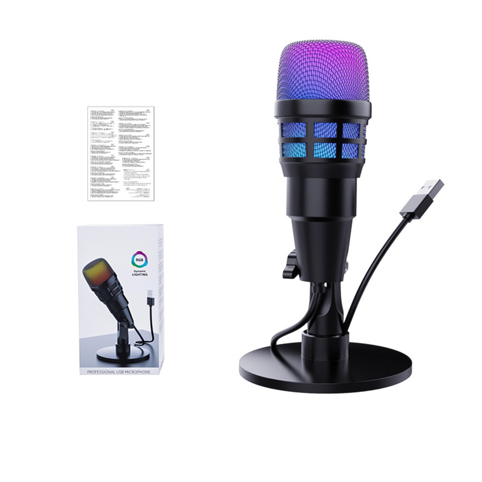 RGB USB-Kondensator-Gaming-Mik – Streaming Mic Condenser Bewertung und Preis