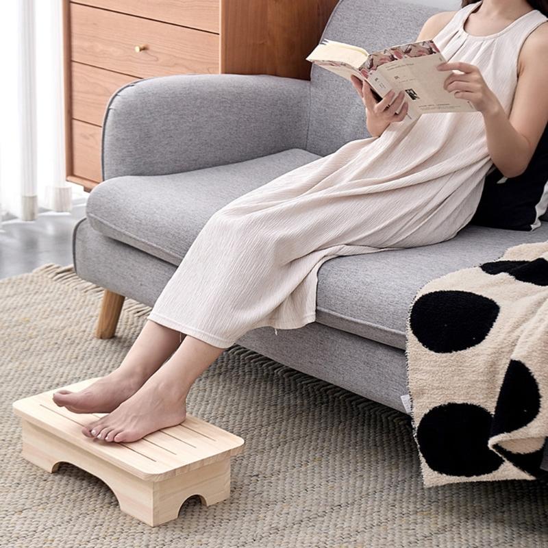 Holzhocker, stabile Fußstütze, – Footrest Under Desk Bewertung und Preis