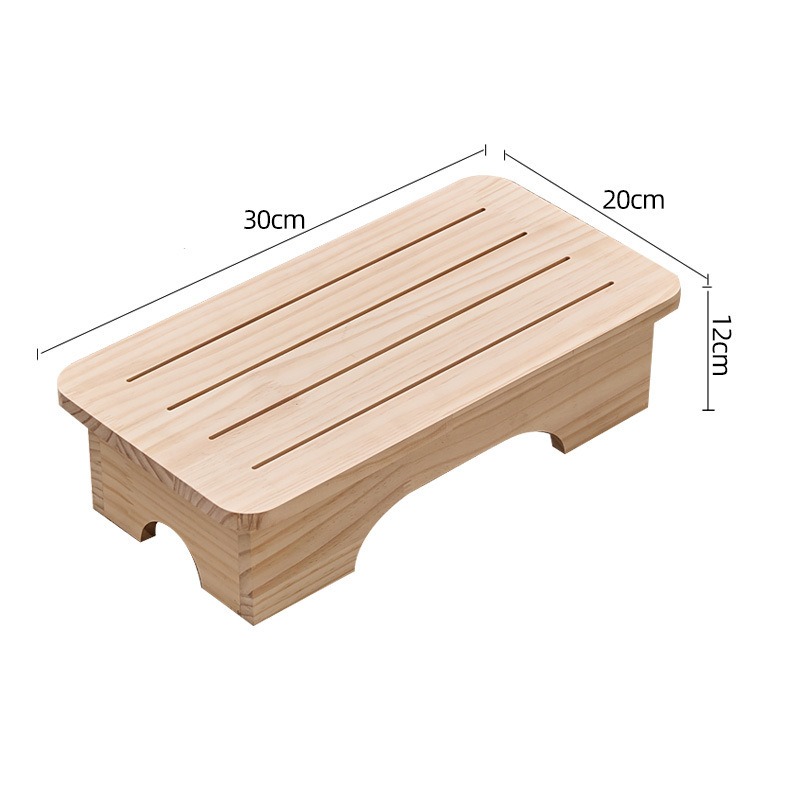 Holzhocker, stabile Fußstütze, – Footrest Under Desk Bewertung und Preis