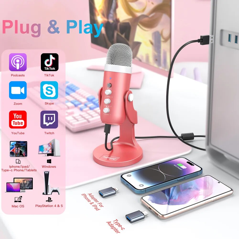 Haomuren USB-Kondensatormikrof – Streaming Mic Condenser Bewertung und Preis