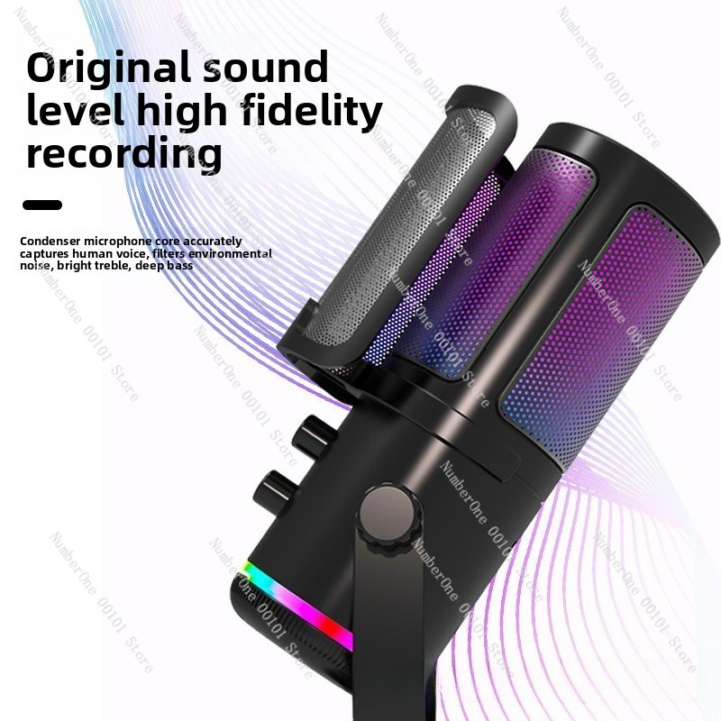USB-RGB-Kondensatormikrofon, D – Streaming Mic Condenser Bewertung und Preis