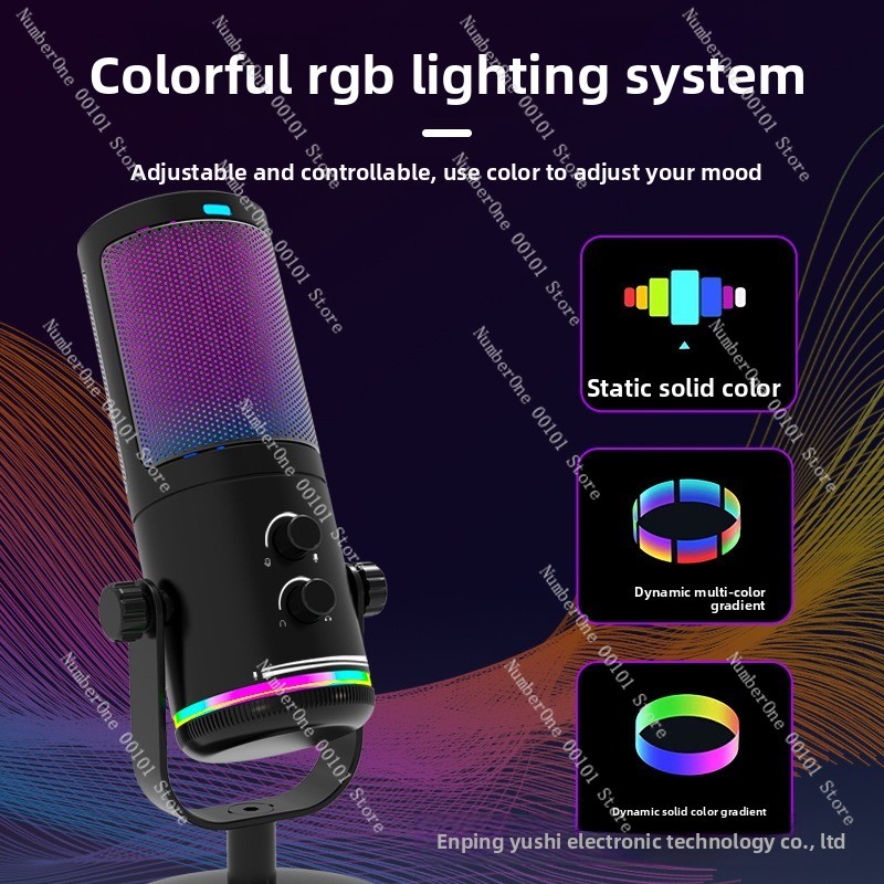 USB-RGB-Kondensatormikrofon, D – Streaming Mic Condenser Bewertung und Preis