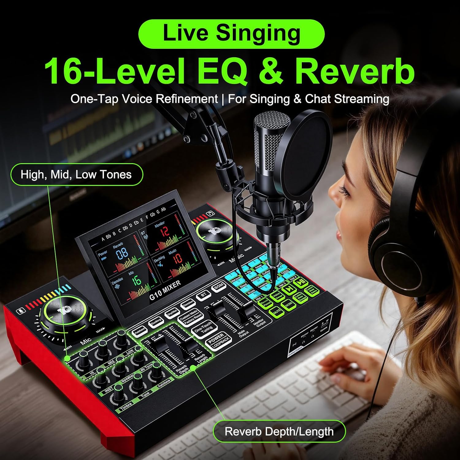 Tenlamp G10 Live-Streaming Aud – Streaming Mic Condenser Bewertung und Preis