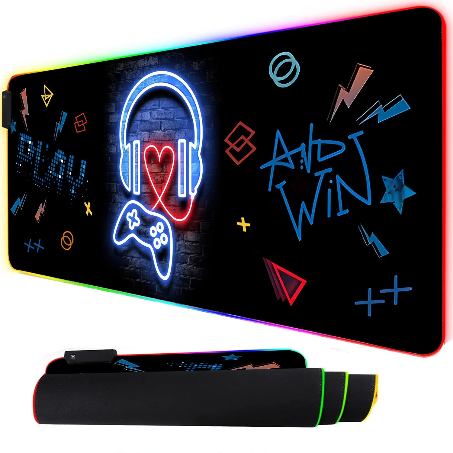 RGB Neon Gaming Controller Kun – Esports Gaming Stocks Bewertung und Preis