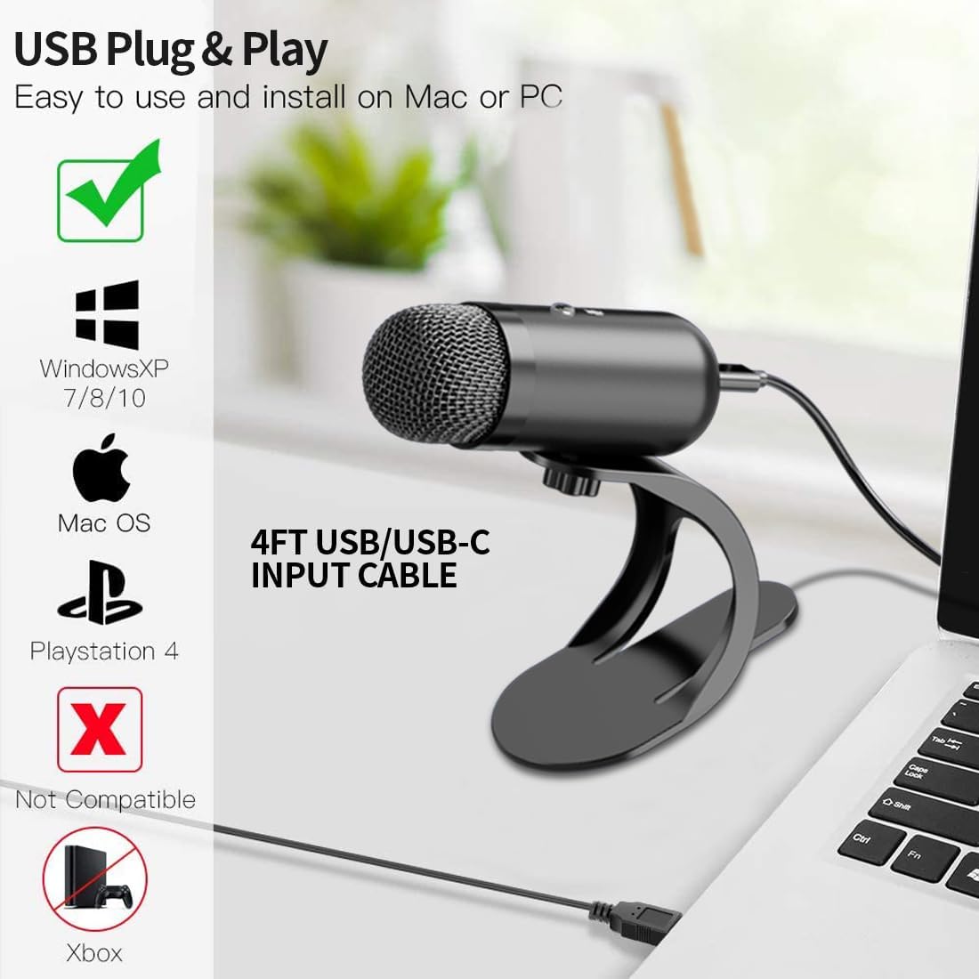 Professionelles USB-Kondensato – Streaming Mic Condenser Bewertung und Preis